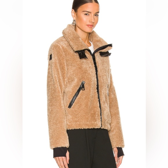 NWT SAM. Sherpa Denver Jacket in Camel - S - Picture 7 of 10